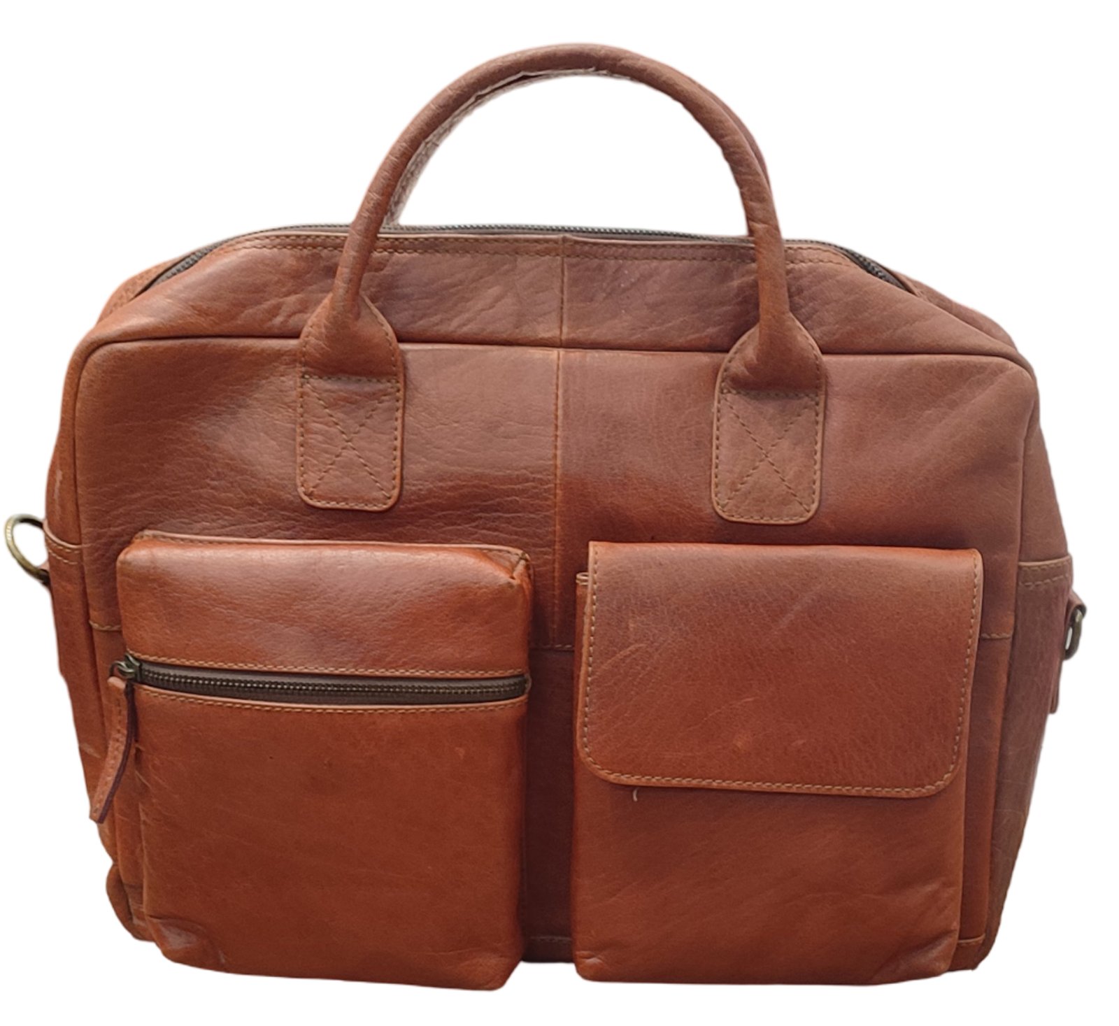 Vintage Brown Leather Briefcase
