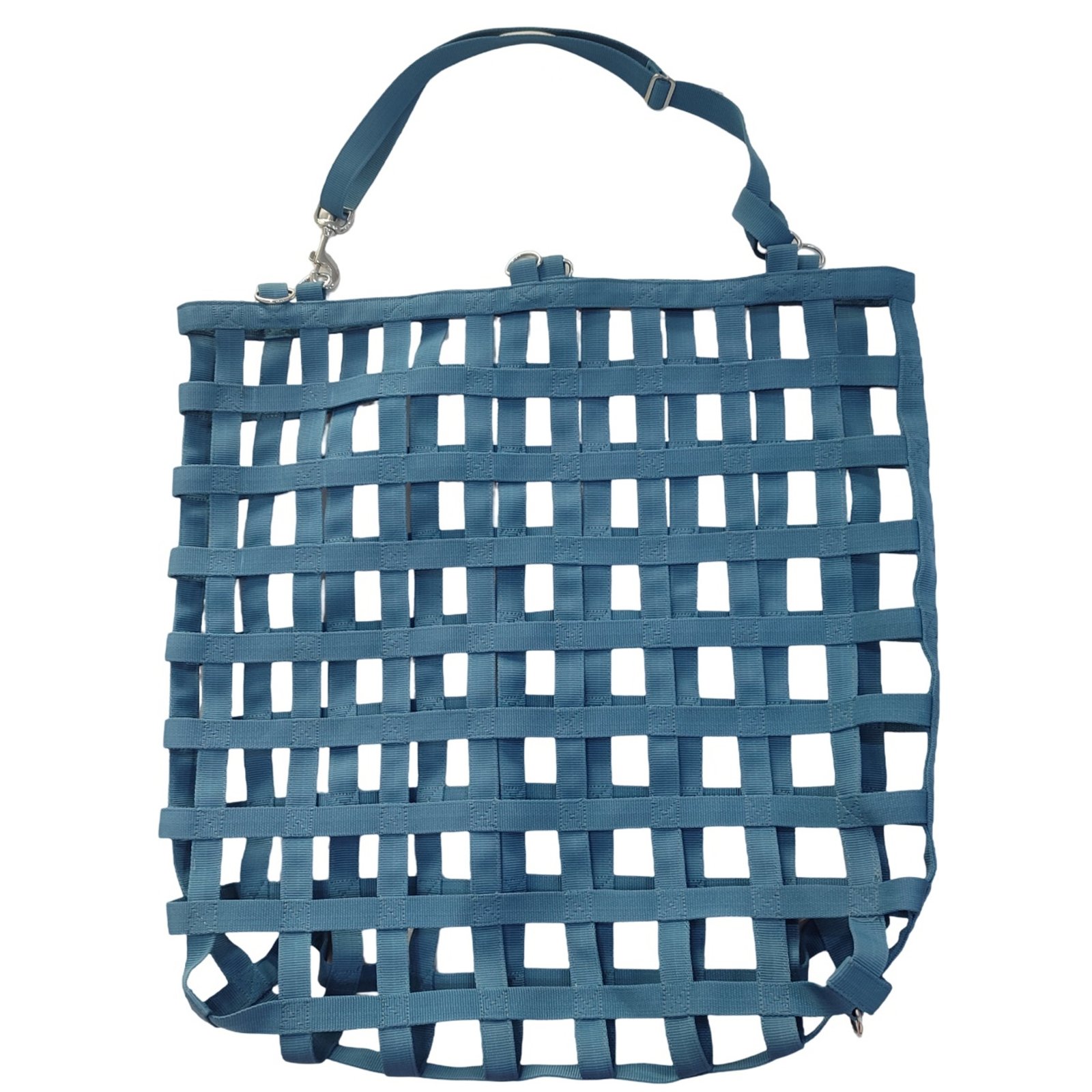 Blue Heavy Duty Woven Hay Net Bag