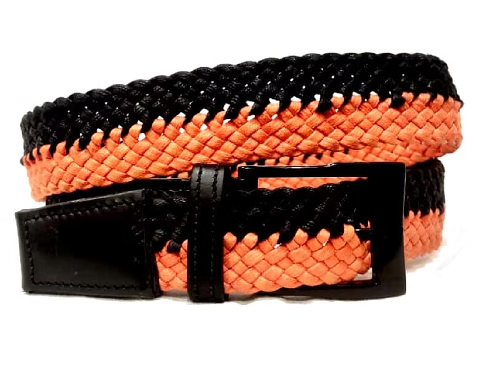 "Crimson Tide" Split-Tone Elastic Belt