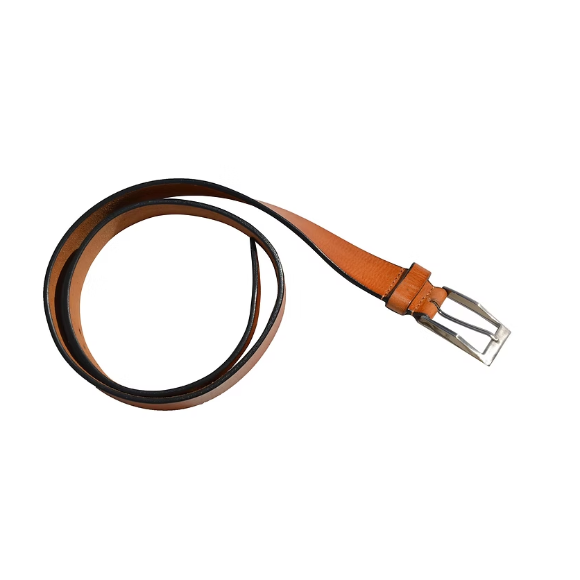 "Amber Grain" Casual Leather Belt