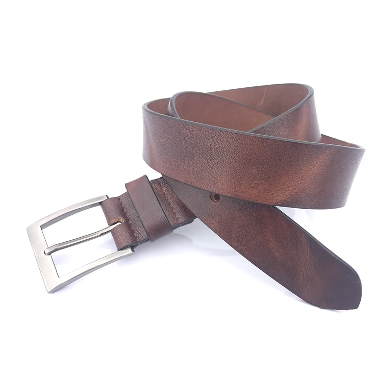 "Rustic Pull-Up" Distressed Casual Belt
