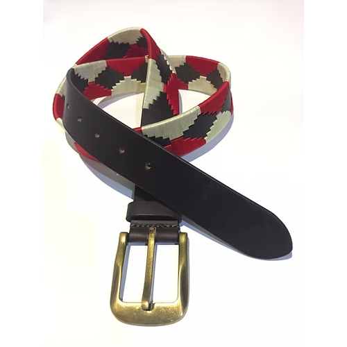 "The Patriot" Hand-Stitched Polo Belt