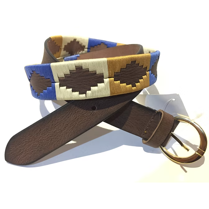 "Aegean Sands" Tri-Tone Polo Belt