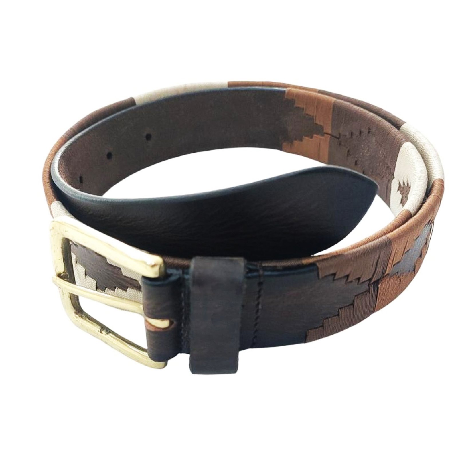 "The Pampas Earth" Hand-Stitched Polo Belt
