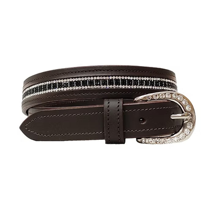 Espresso "Diamond Lattice" Crystal Riding Belt