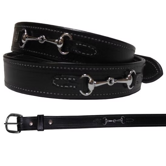 Onyx "Heritage Bit" Snaffle Riding Belt