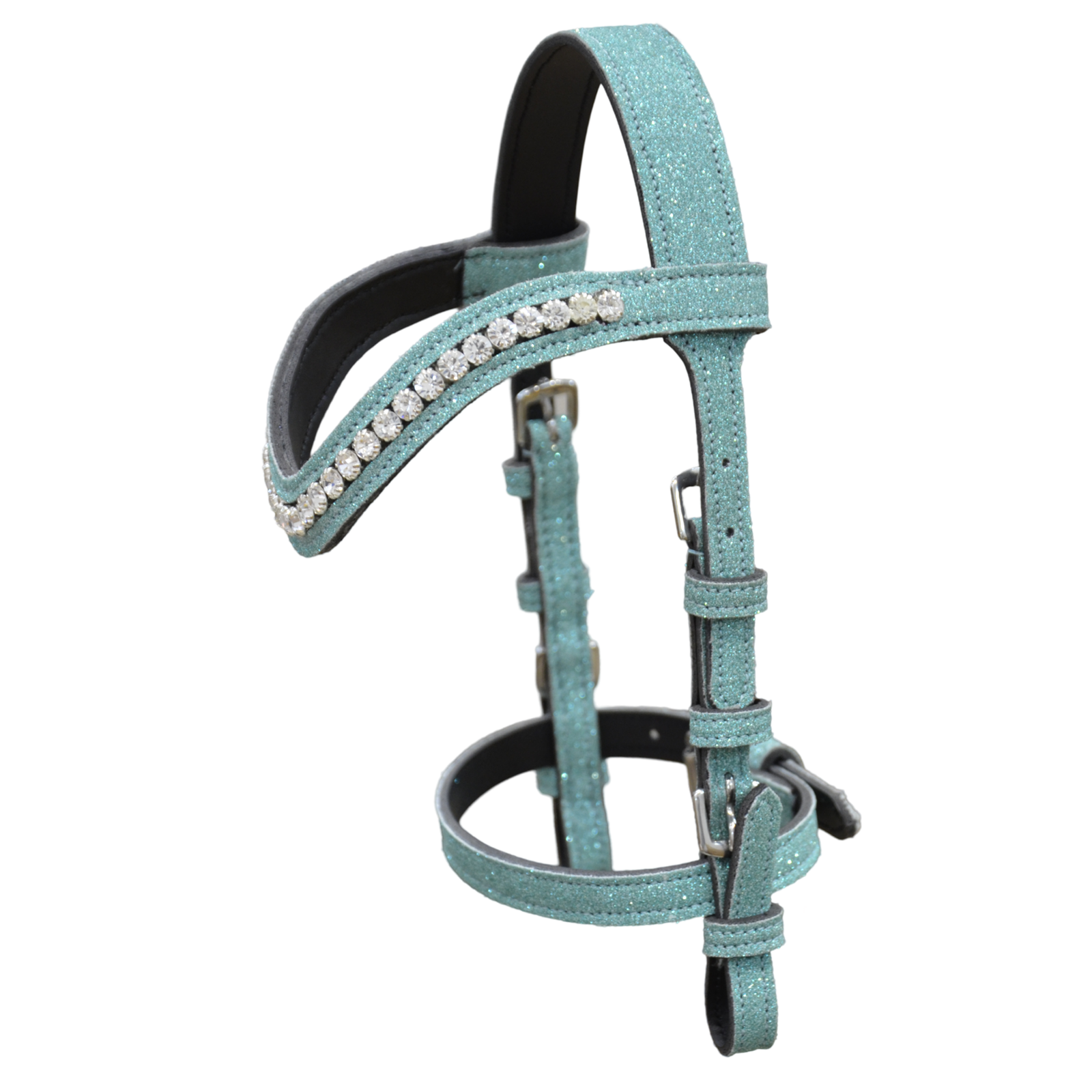 Ocean Sparkle Crystal Hobby Horse Bridle