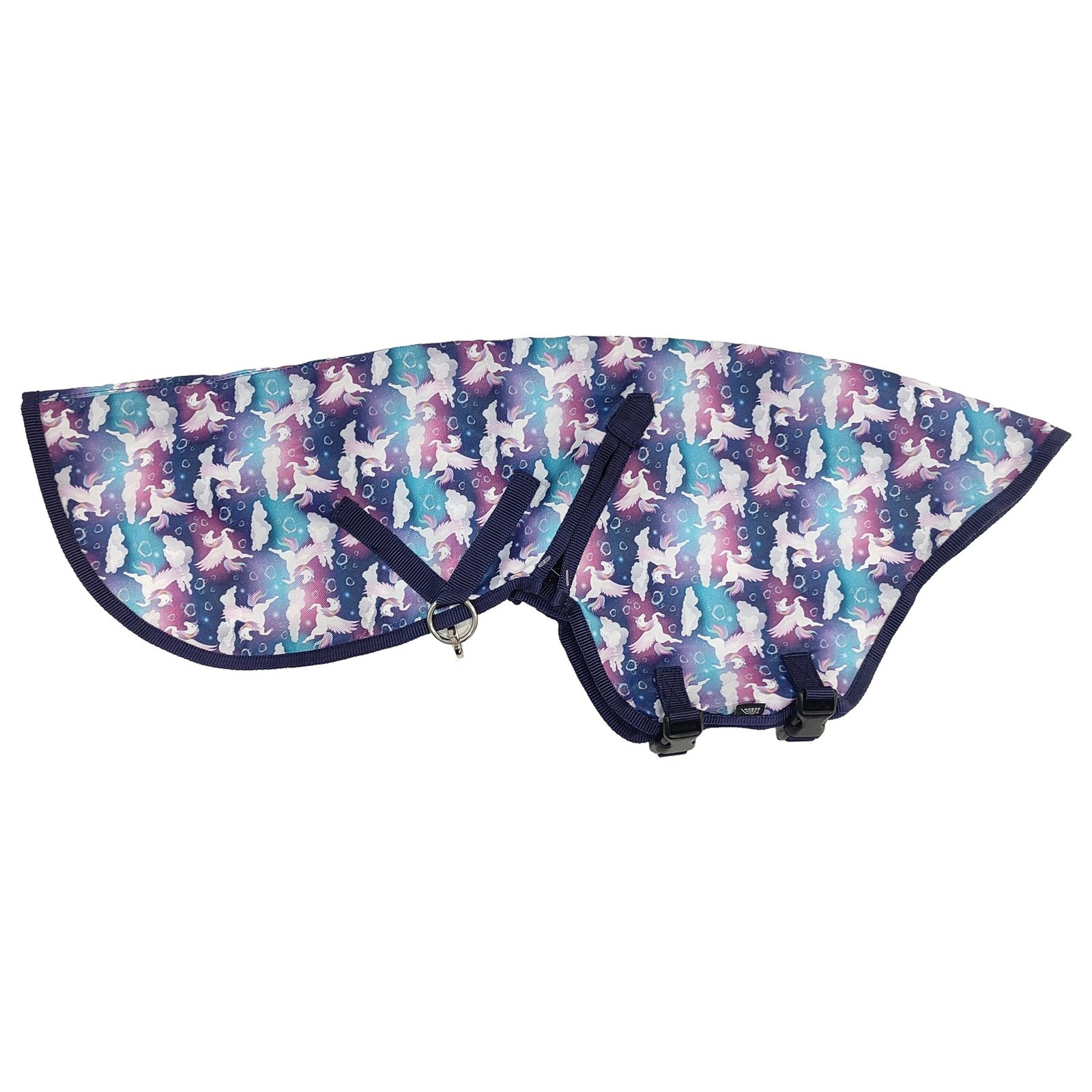 Enchanted Galaxy Pegasus Rug with Matching Neck Cover