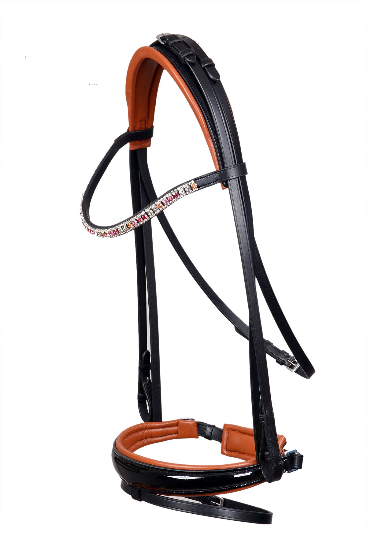 Eclipse Sunset Crystal Anatomical Bridle
