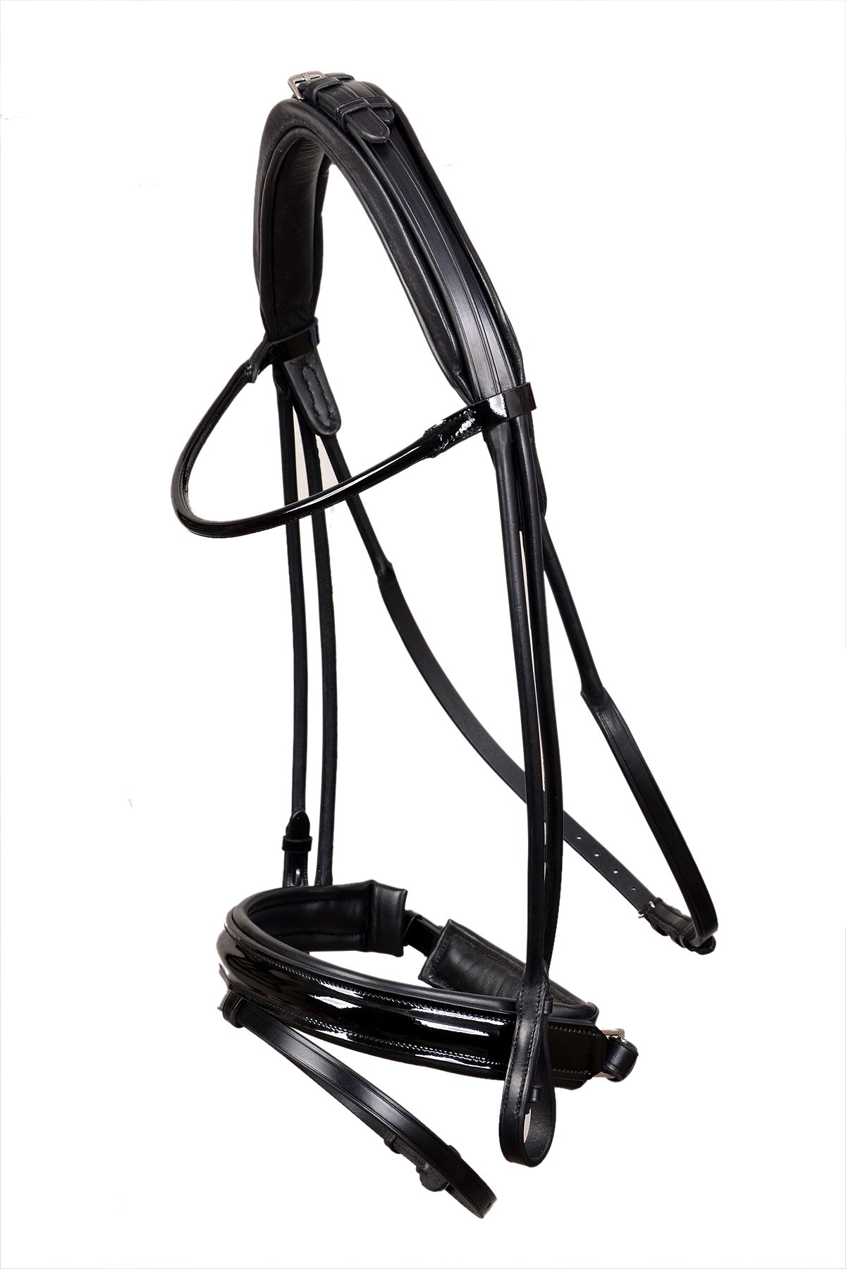 Midnight Mono Patent Bridle