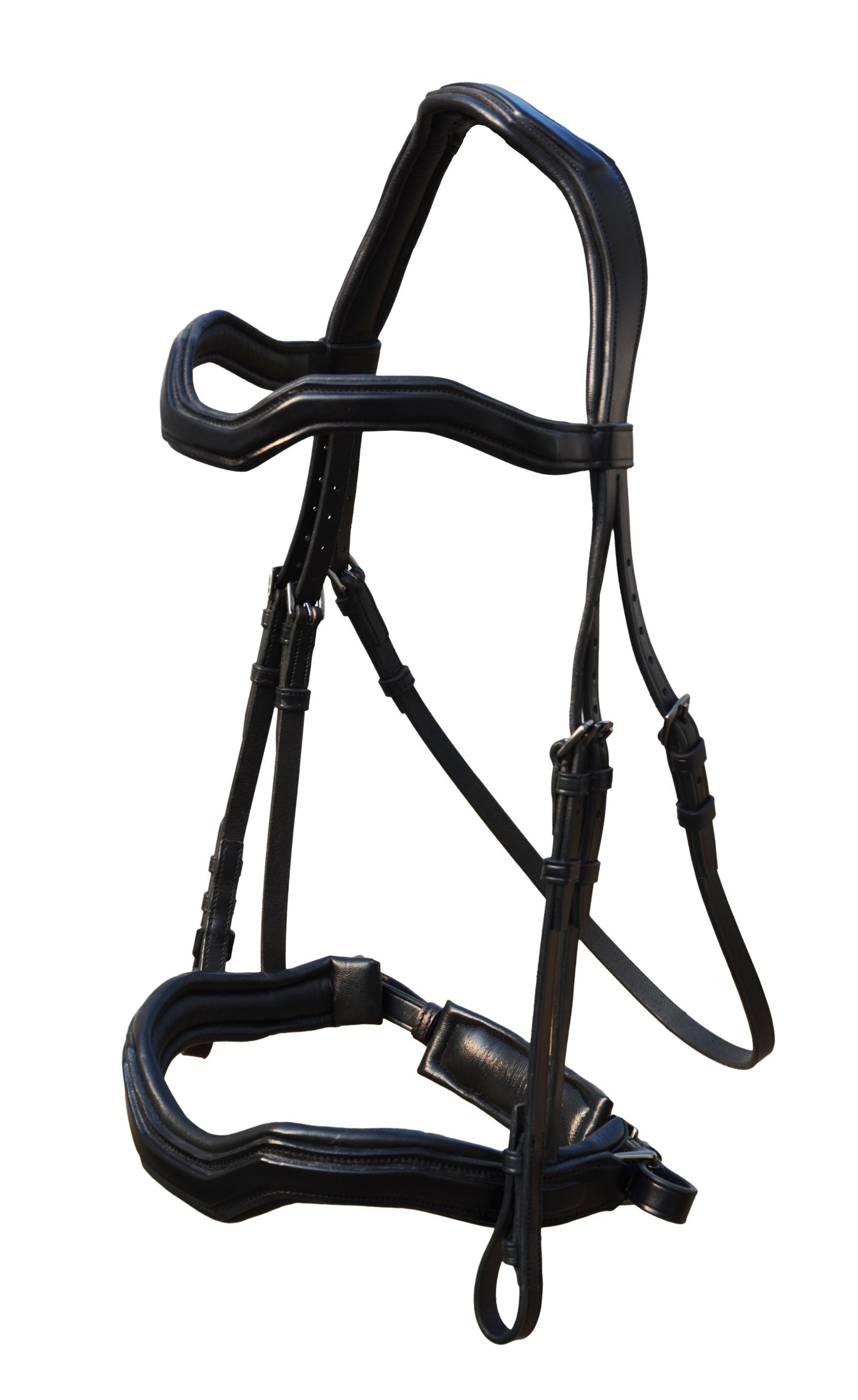 Elite Anatomical Black Leather Bridle