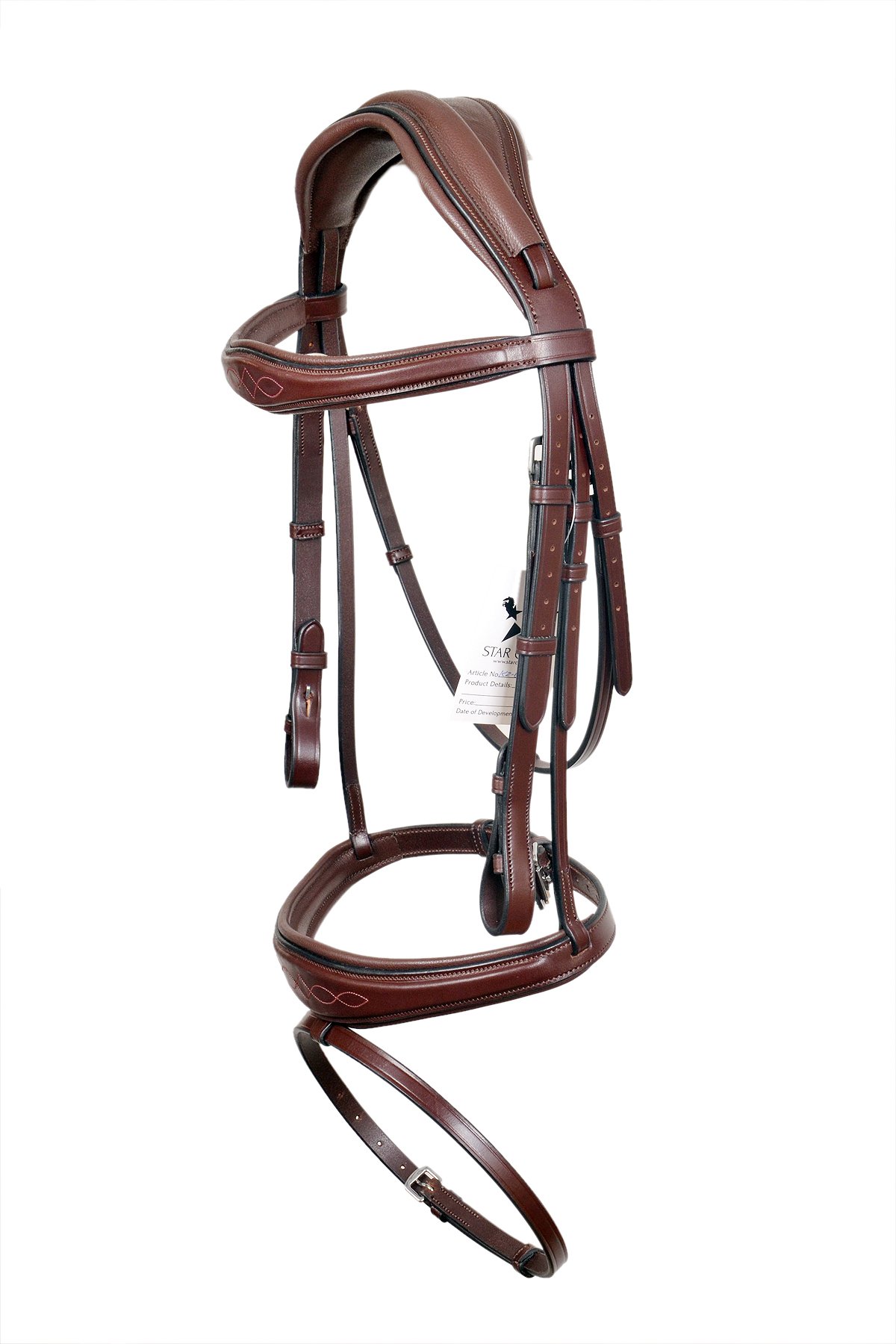 Signature Rose-Stitch Anatomical Bridle