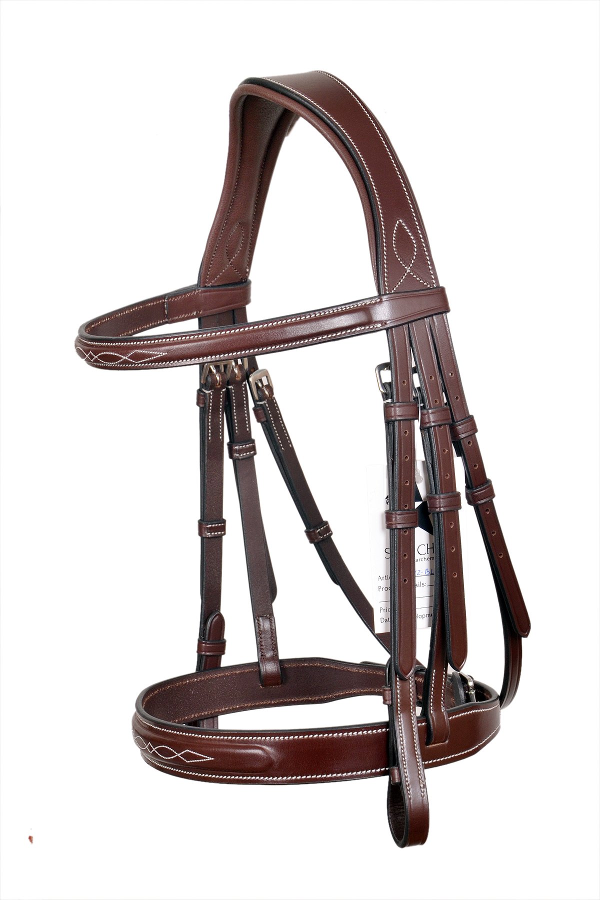Classic Havana Fancy Stitch Bridle