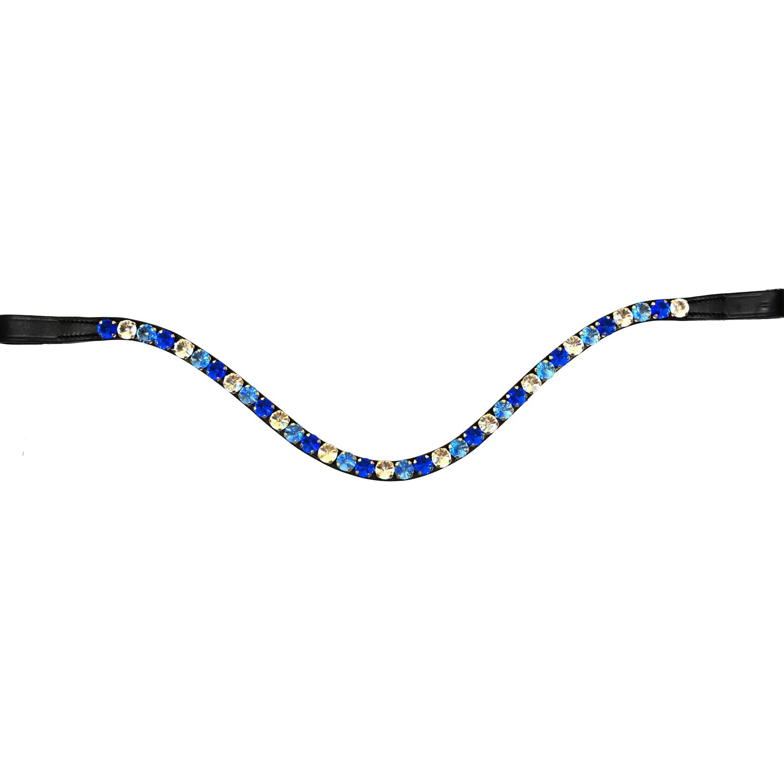 Blue & Crystal Browband
