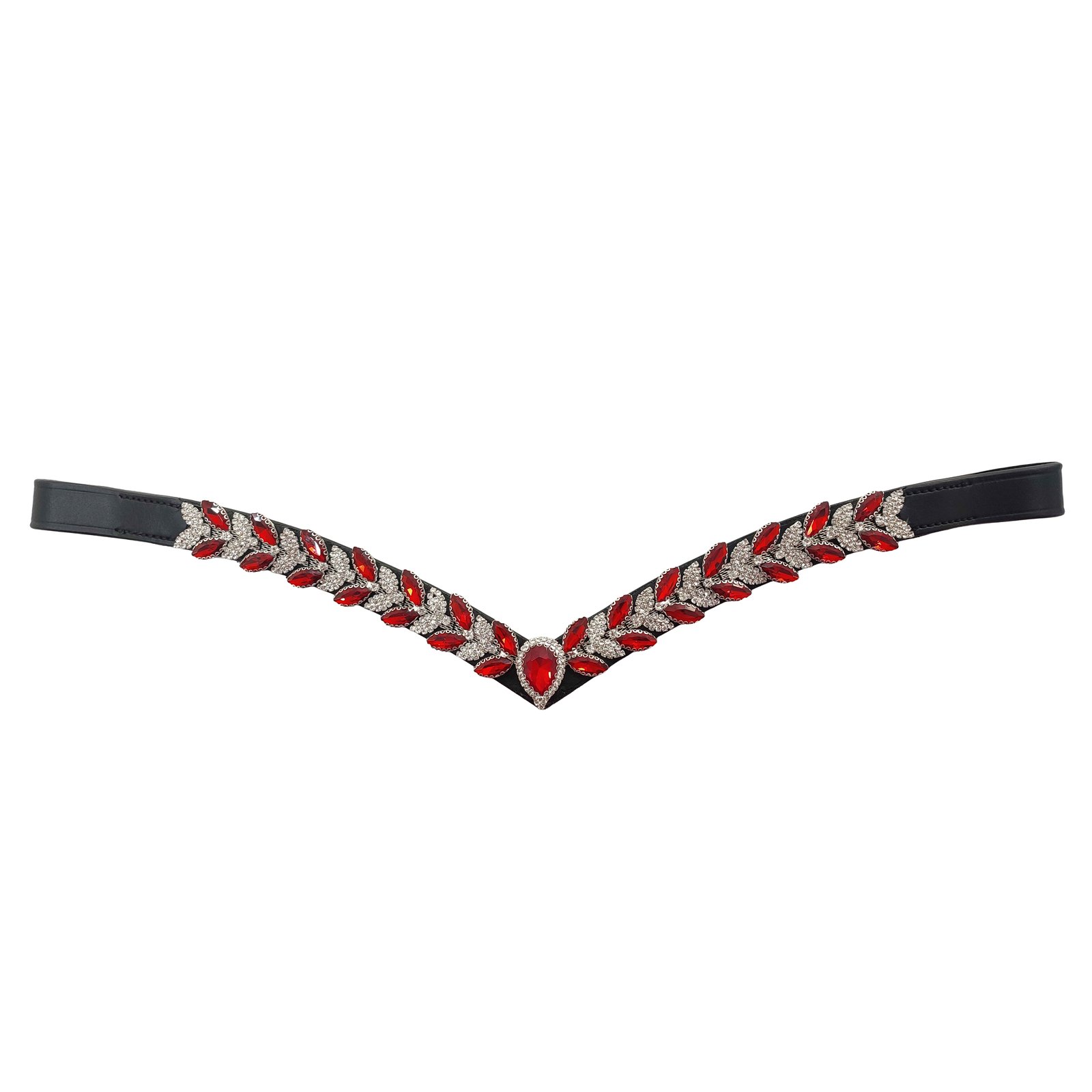 Crimson Leaf V-Shape Browband