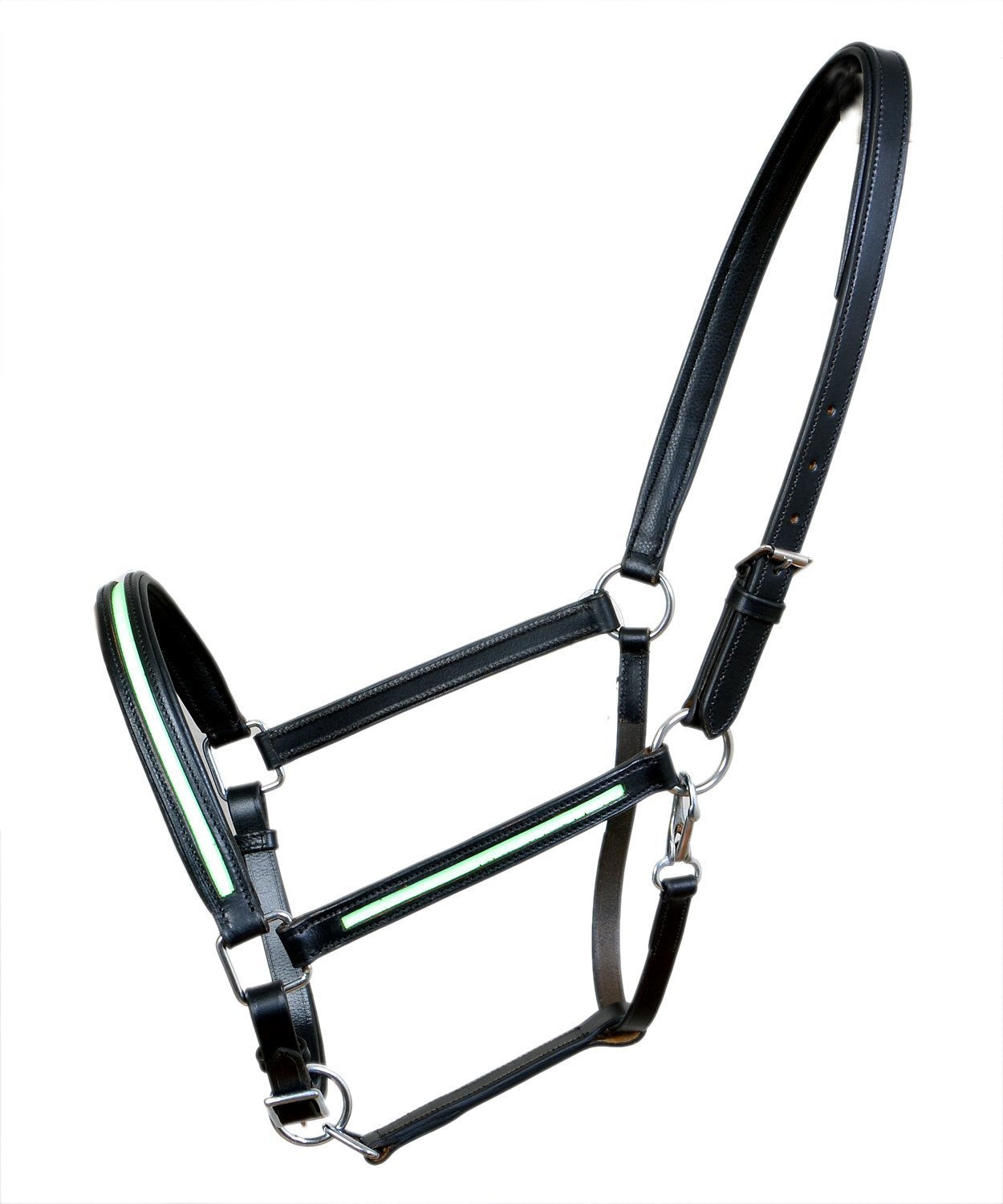 Reflective Safety Leather Halter