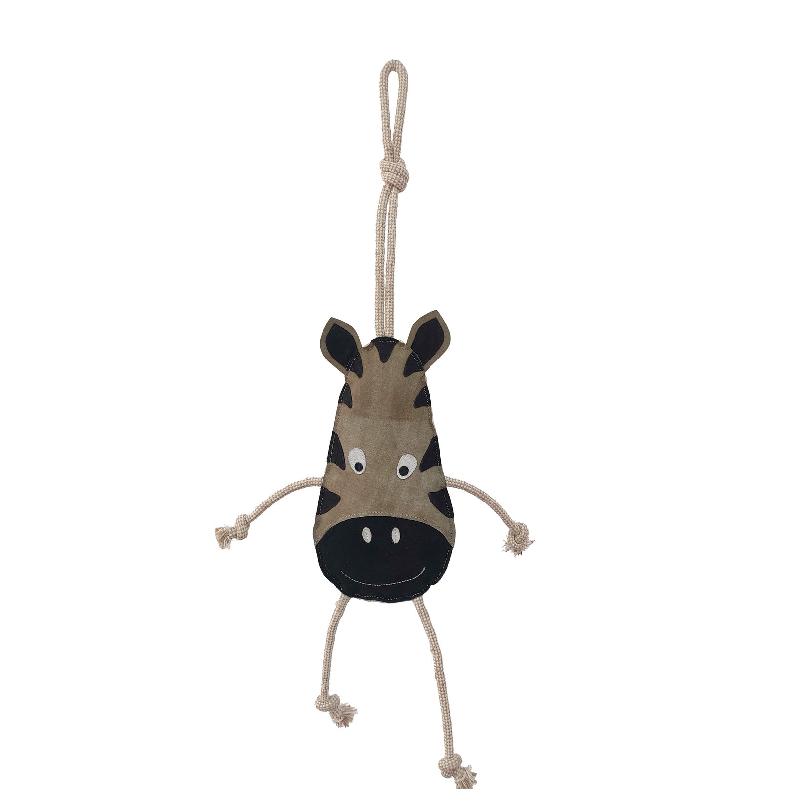 Safari Zebra Suede Interactive Toy