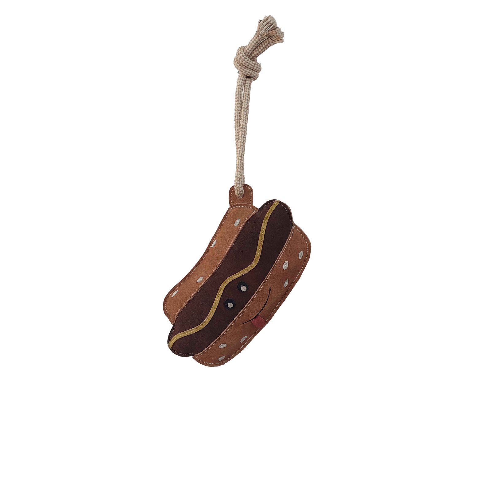 Happy Hotdog Suede Interactive Toy