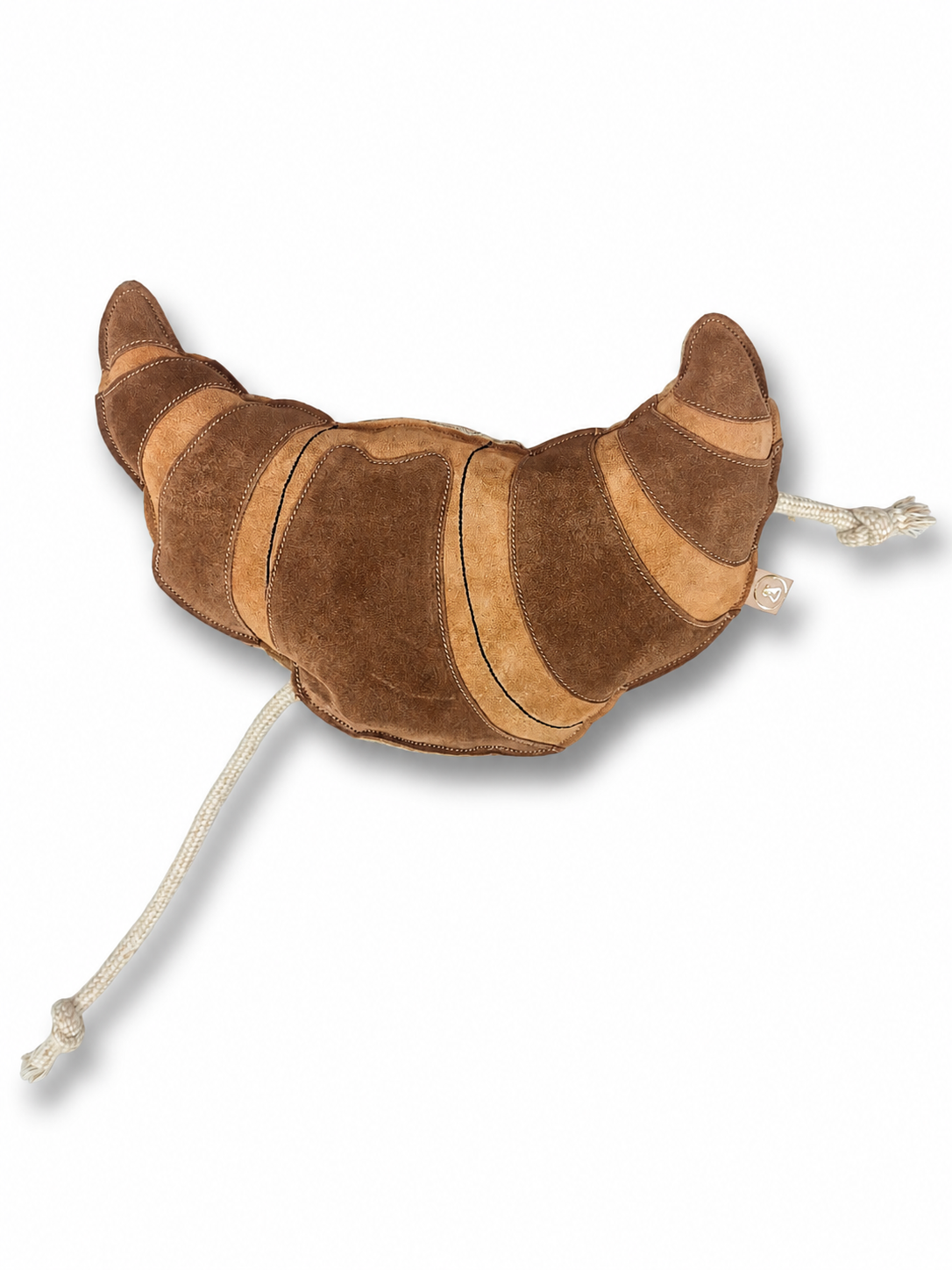 Handcrafted Leather Horse Toy – Brown & Tan