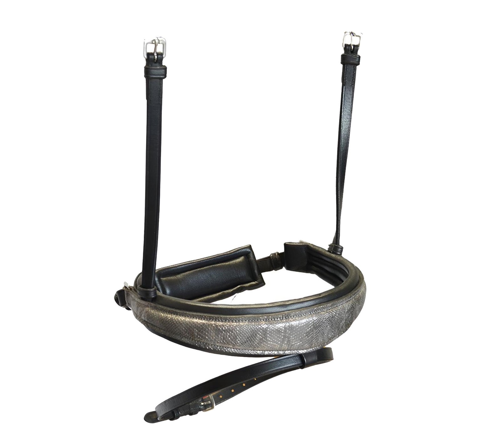 Silver Sparkle Flash Noseband