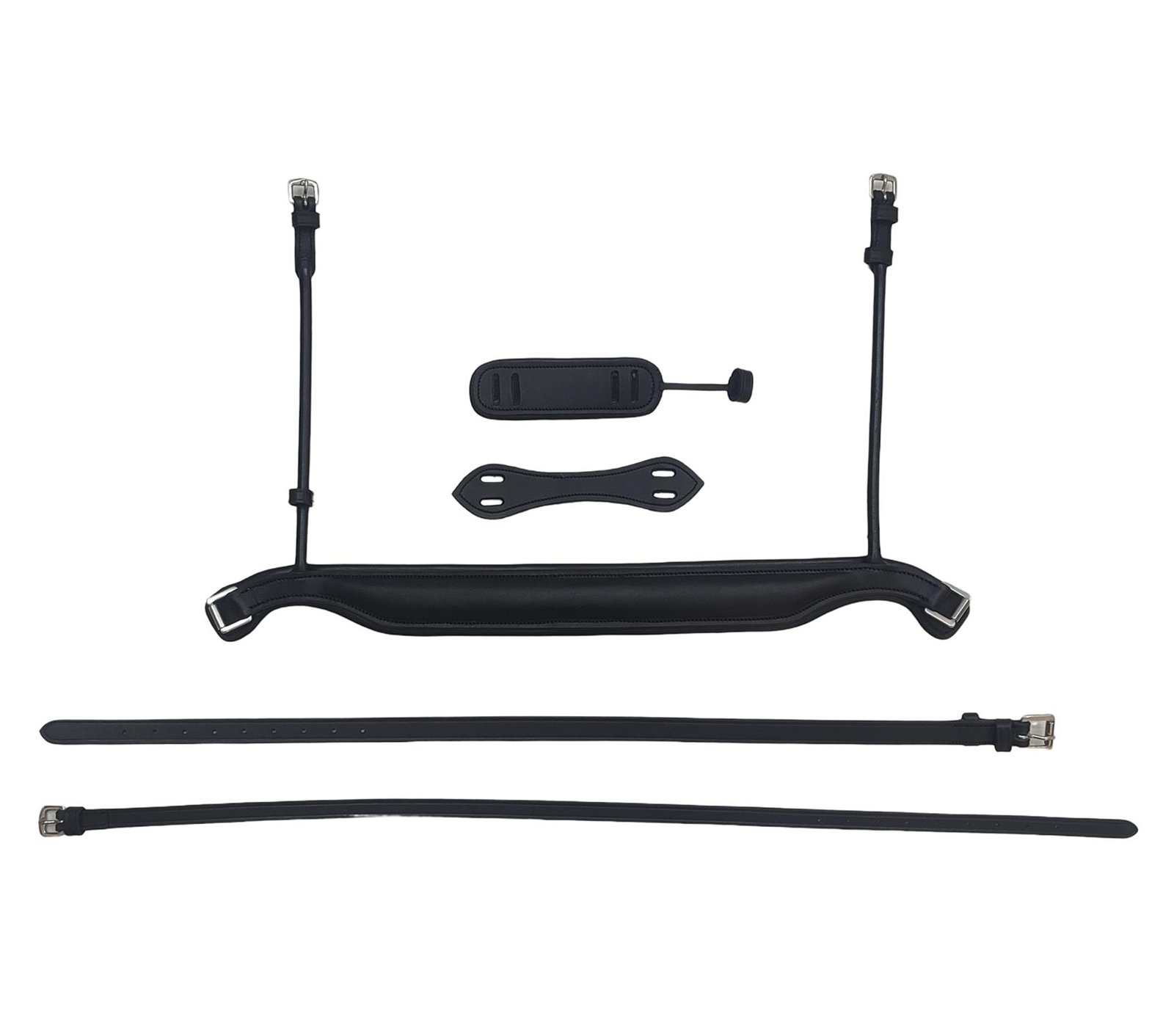 Ergonomic Padded Noseband System with Interchangeable Accessories