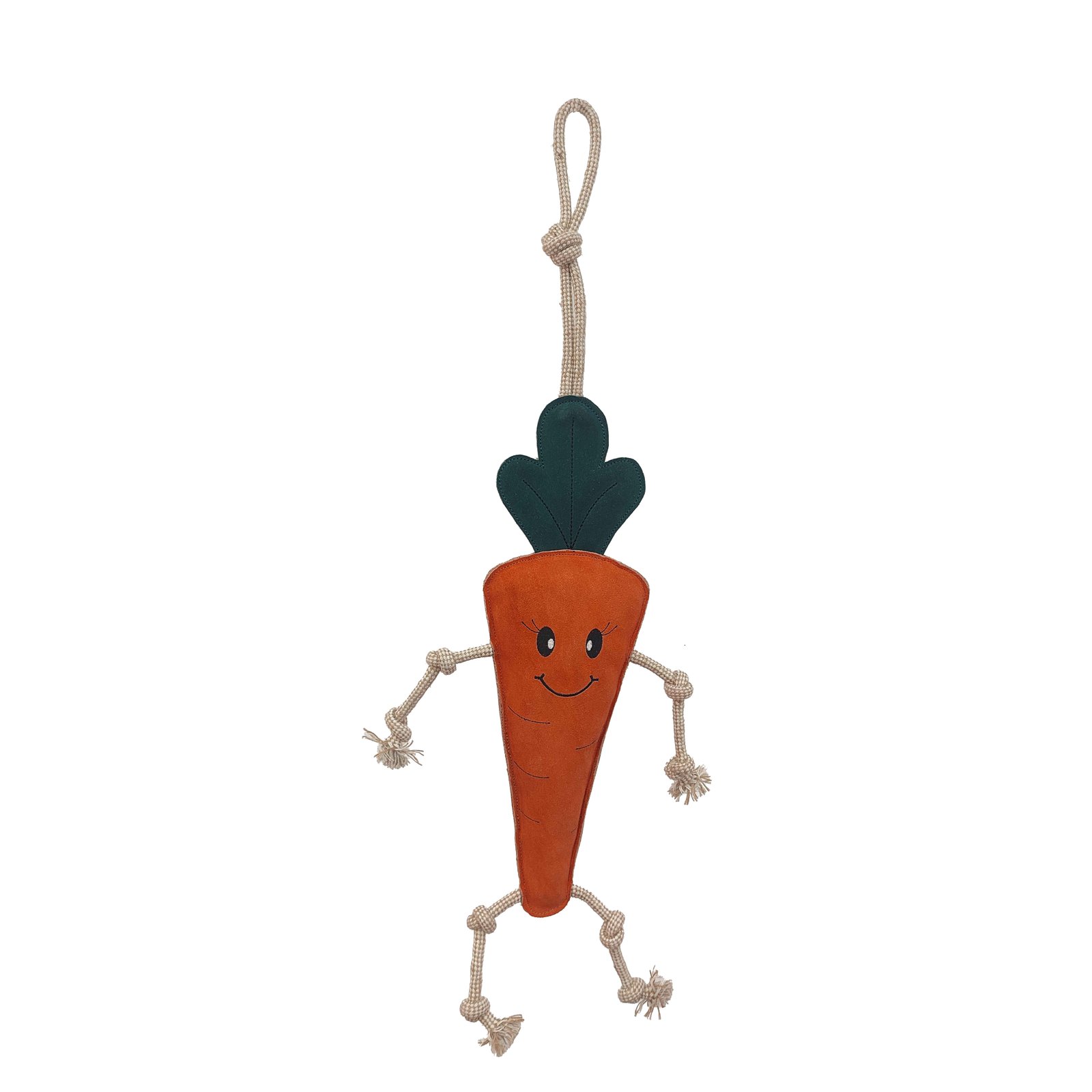 Crunchy Carrot Suede Interactive Toy