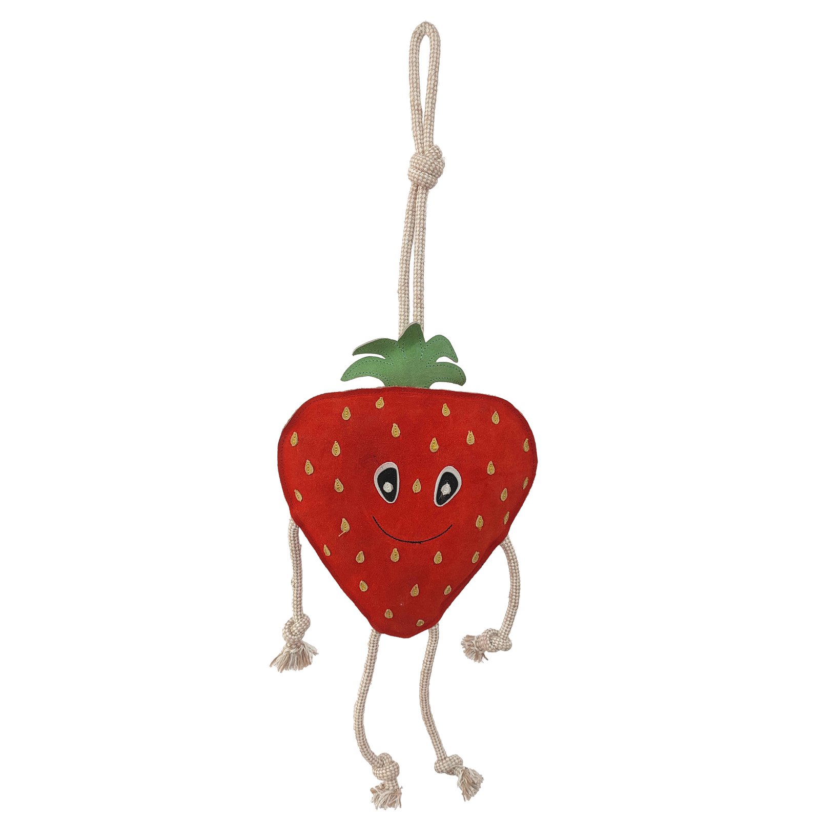 Sweet Strawberry Suede Interactive Toy