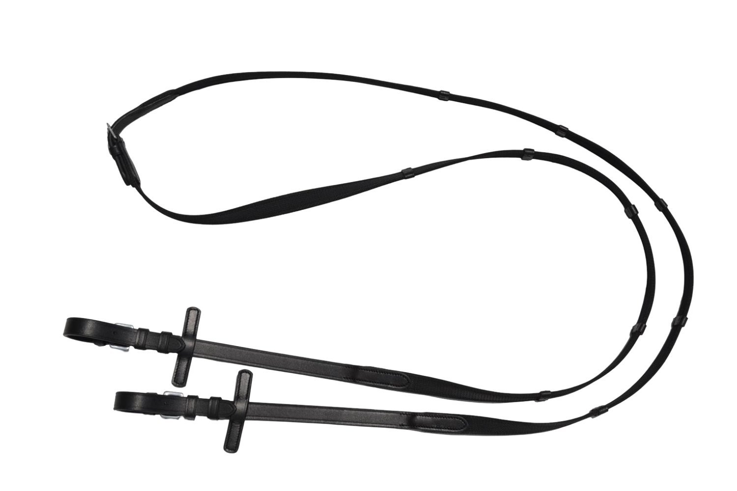 Standard Black Leather Reins