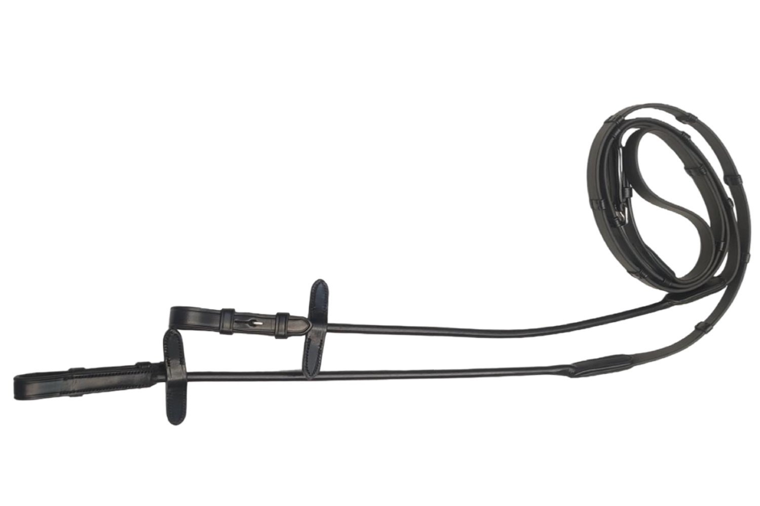 Black Leather Draw Reins