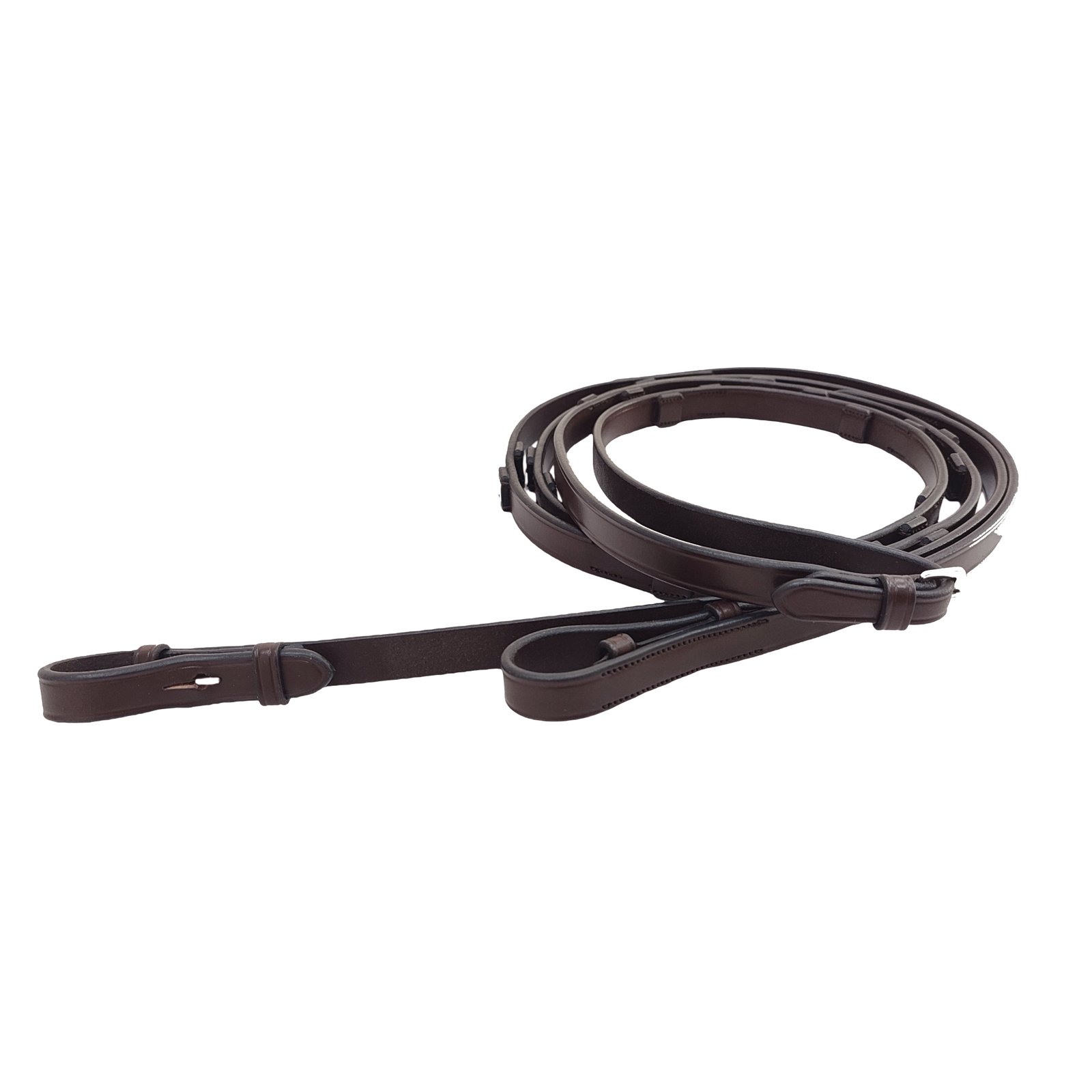 Professional Mahogany Multi-Stop Training Reins