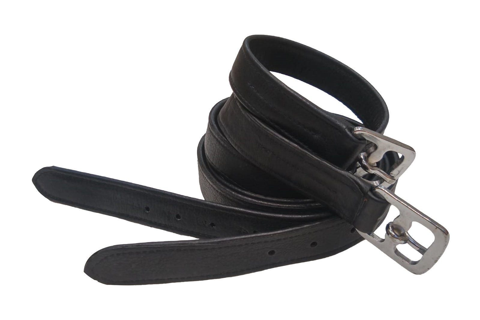 Essential Black Stirrup Leathers