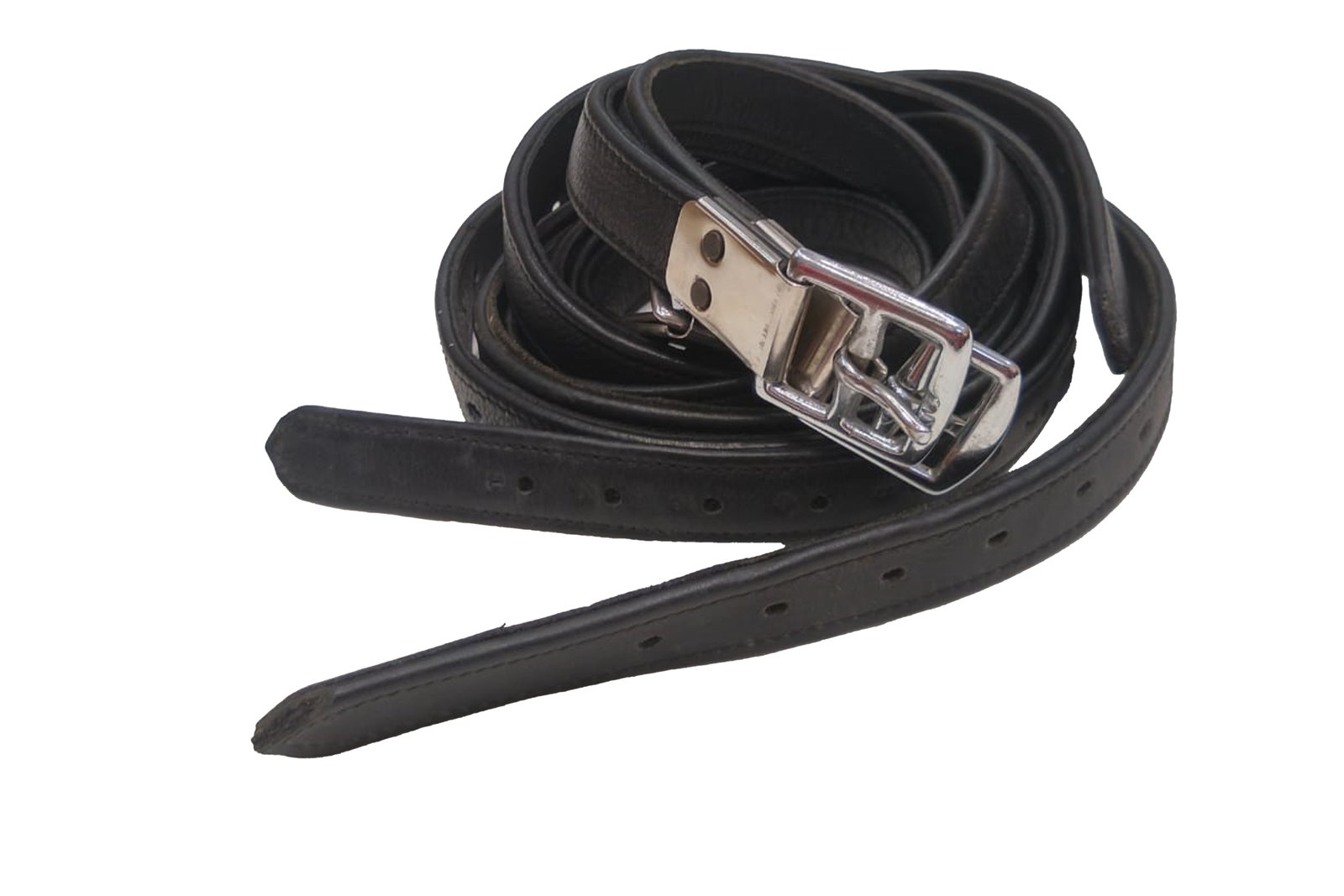 Classic Black Leather Stirrup Leathers