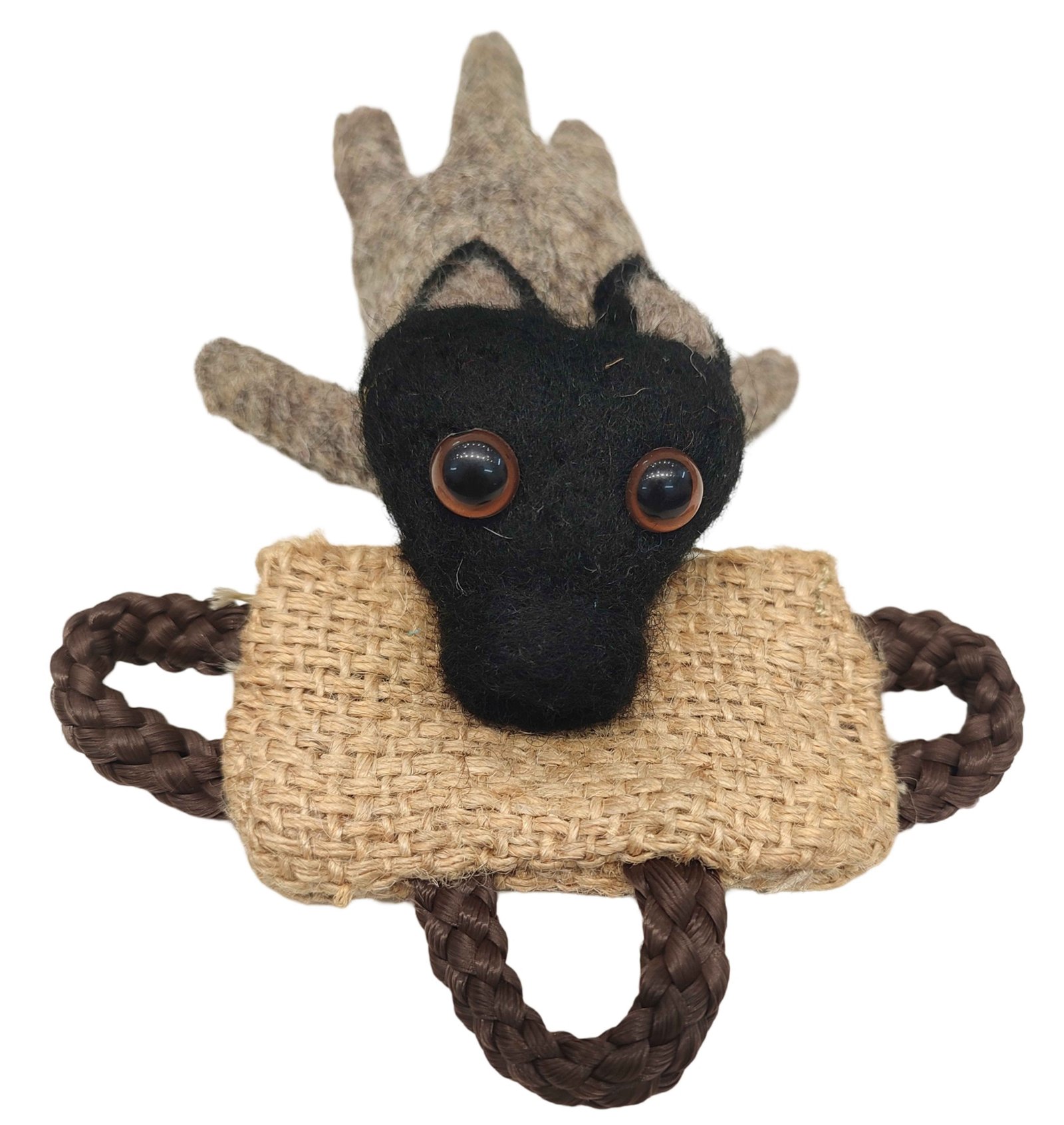 Jute Critter Braided Rope & Felt Toy