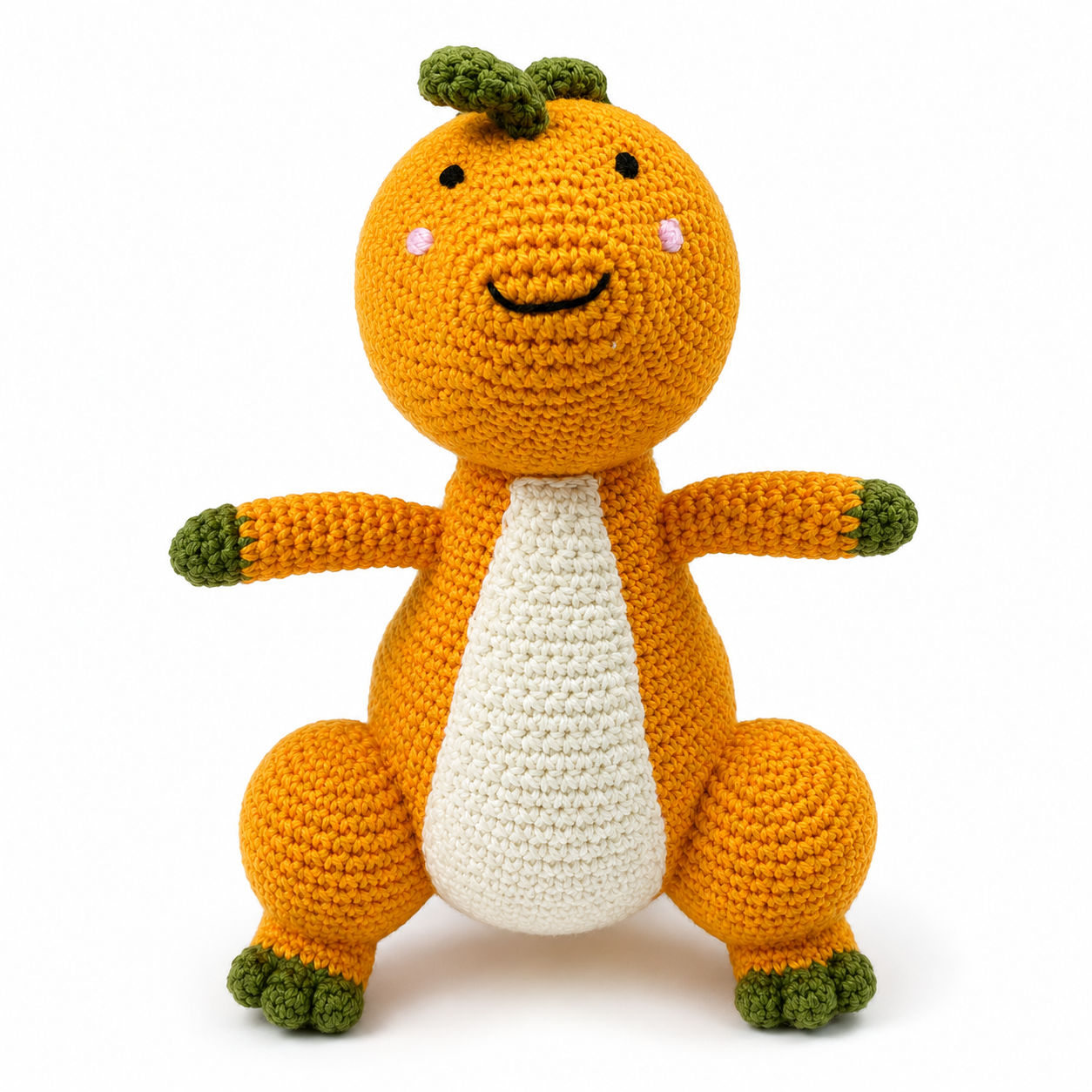 Handcrafted Dinosaur Crochet Amigurumi Plush Toy