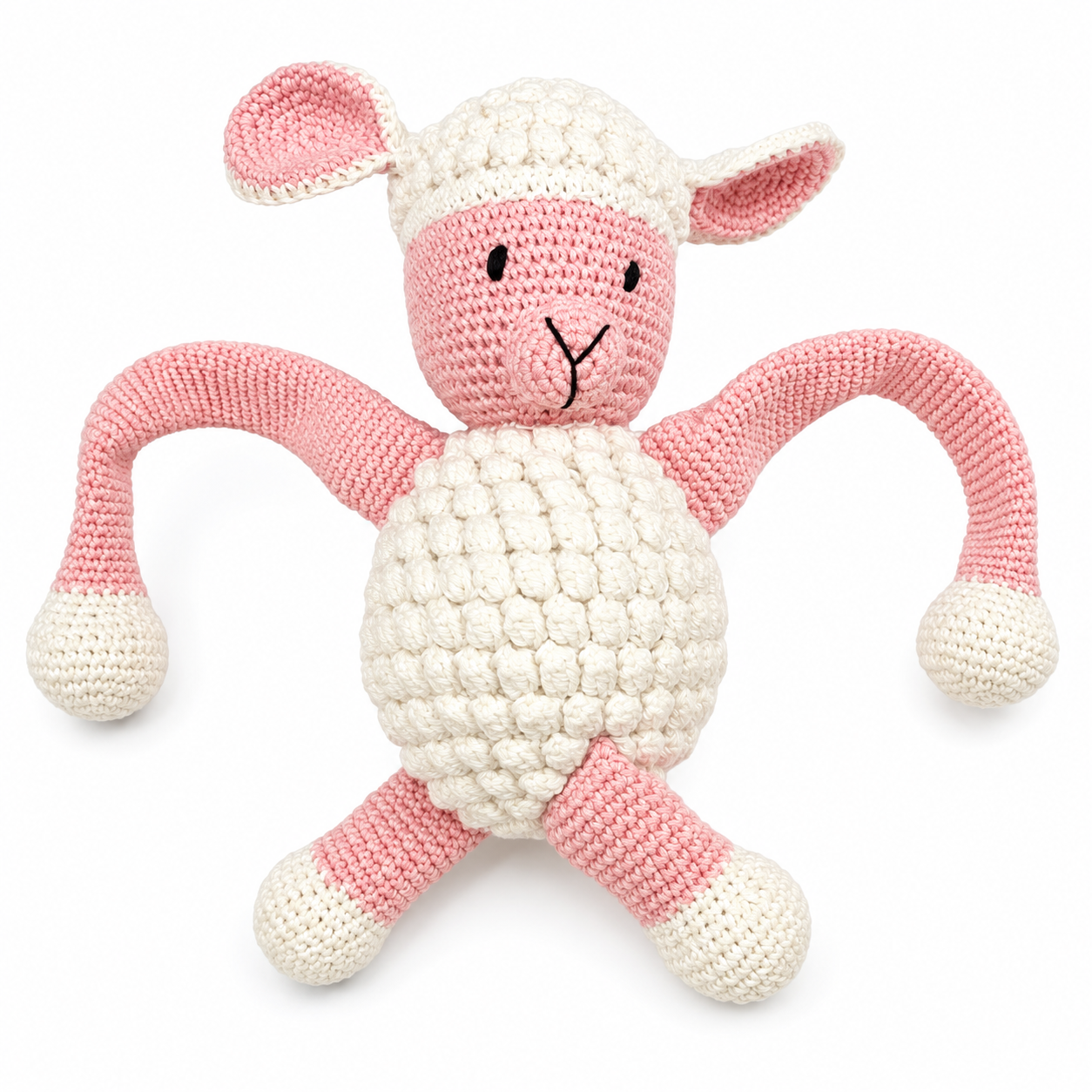 Handcrafted Lamb Sheep Crochet Amigurumi Plush Toy