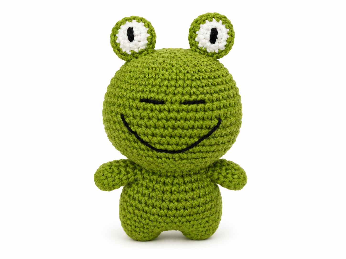Handcrafted Frog Crochet Amigurumi Plush Toy