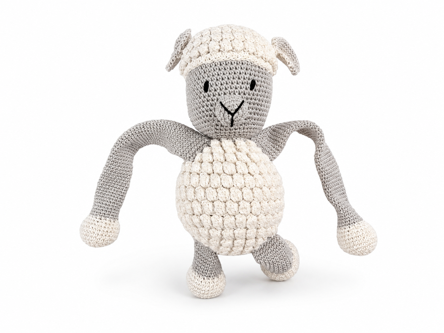 Handcrafted Crochet Lamb / Sheep Dog Toy