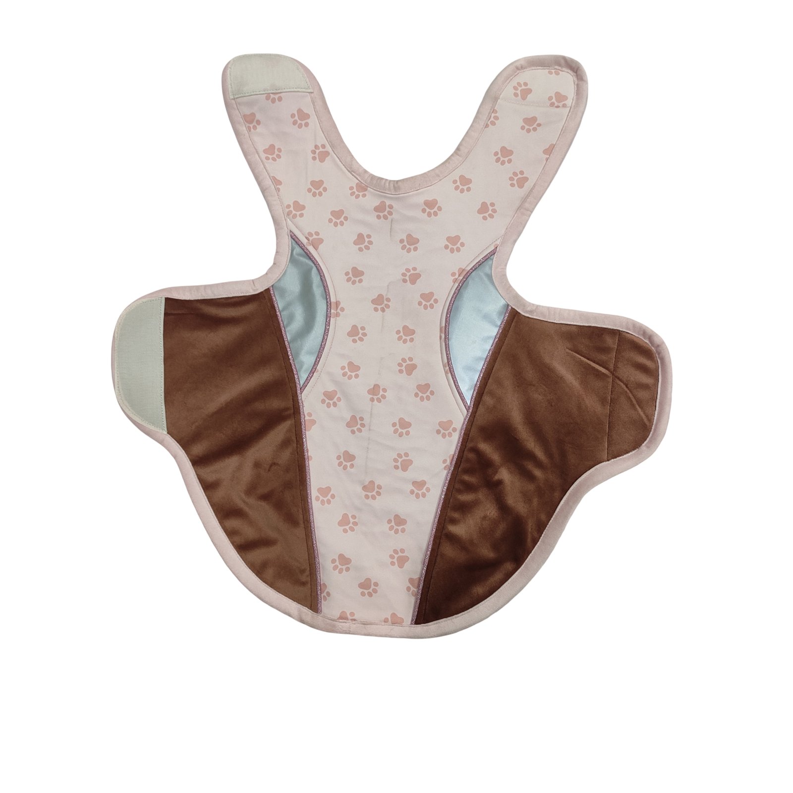 Sweet Paws Color-Blocked Wrap Coat