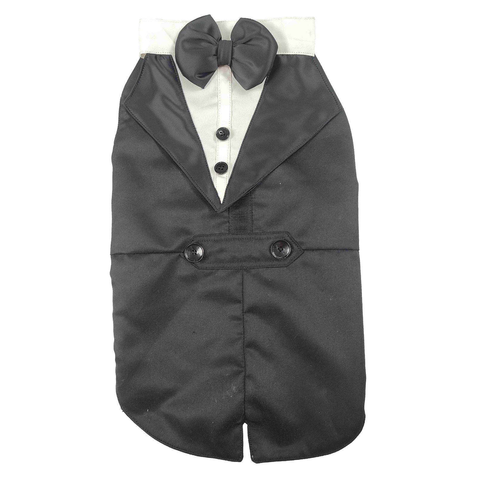 Black Tie Two-Piece Formal Dog Tuxedo