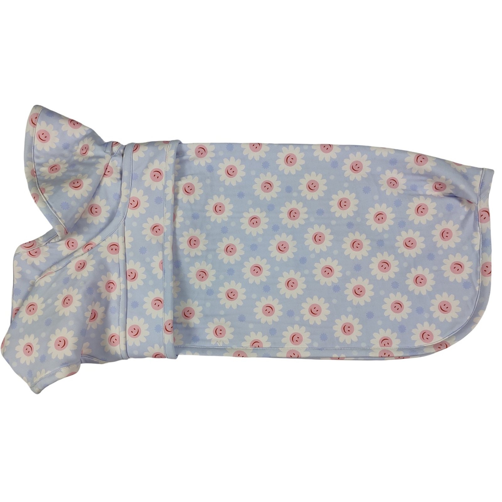 Smiley Daisy Lightweight Wrap Coat