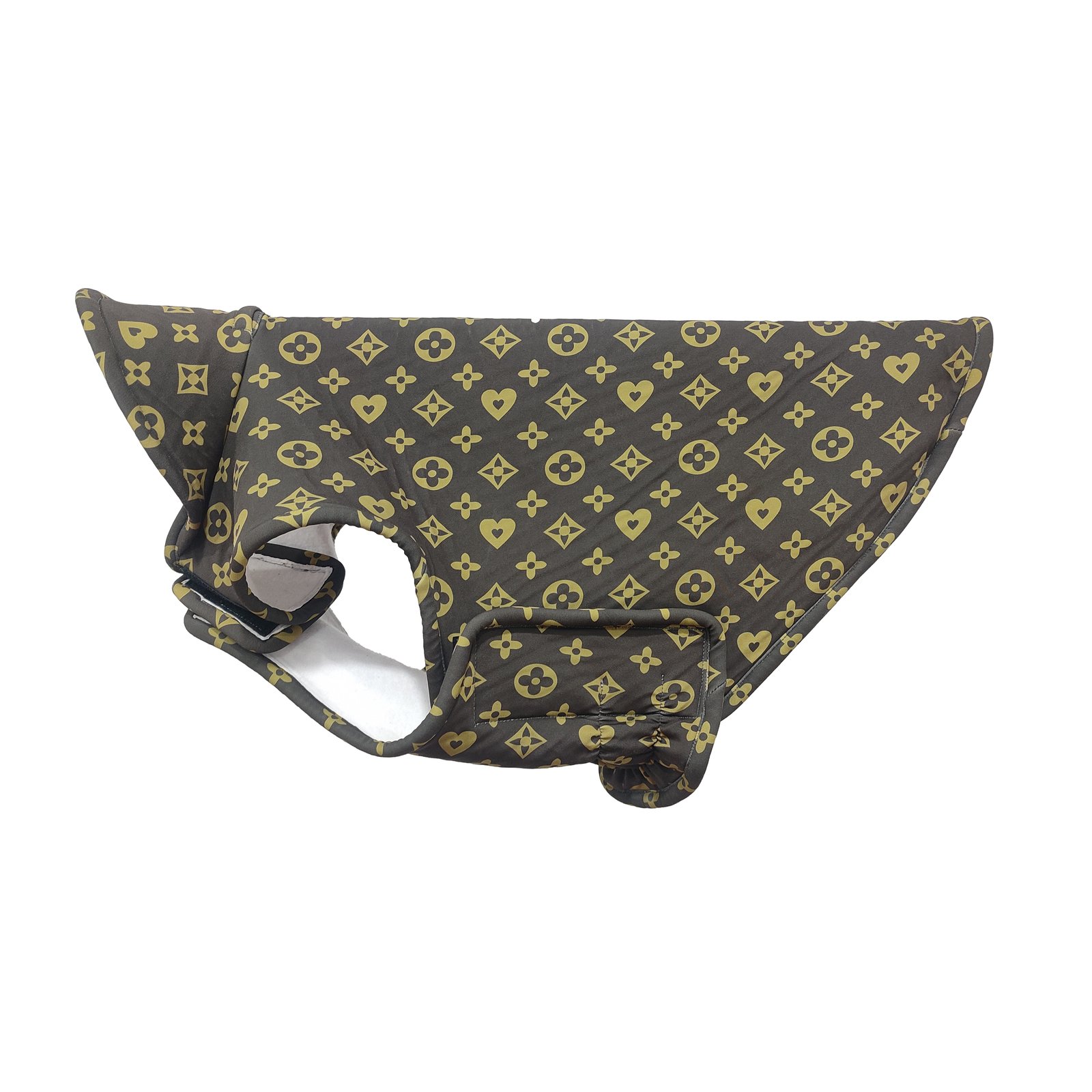 Luxury Inspired Monogram Dog Coat