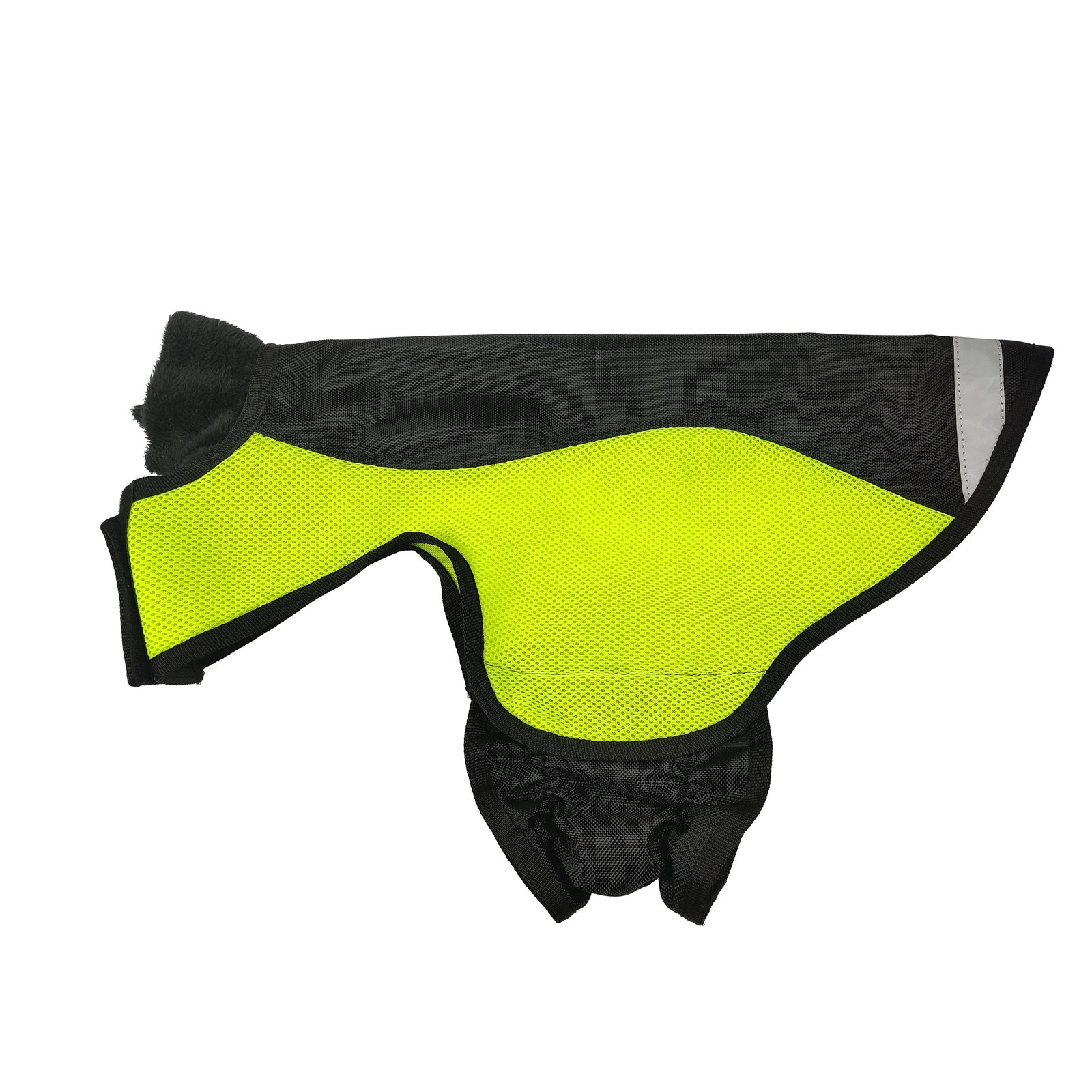 High Visibility Neon and Black Sport Dog Vest