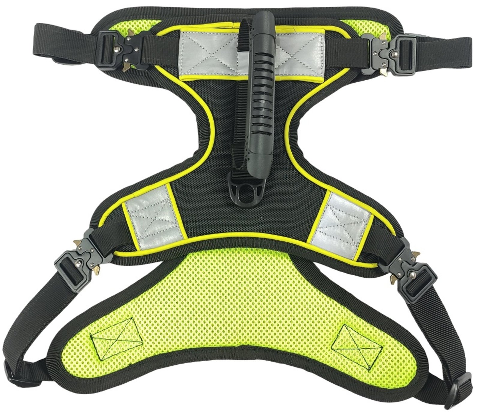 Tactical High-Visibility Support Dog Harness Set