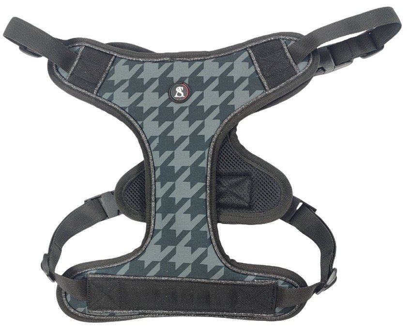 Tactical Houndstooth Support Dog Harness Set