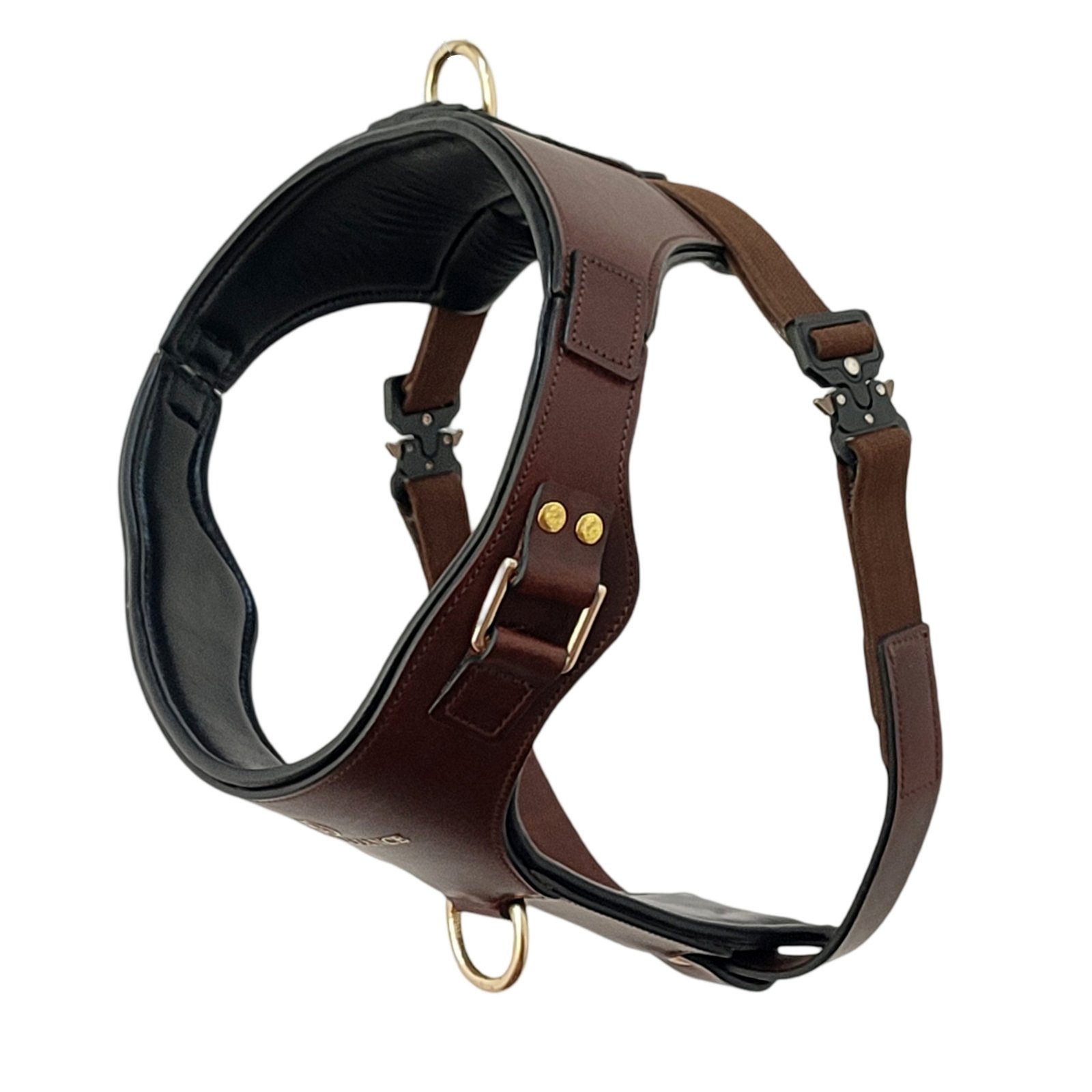 Padded Leather Tactical Dog Harness