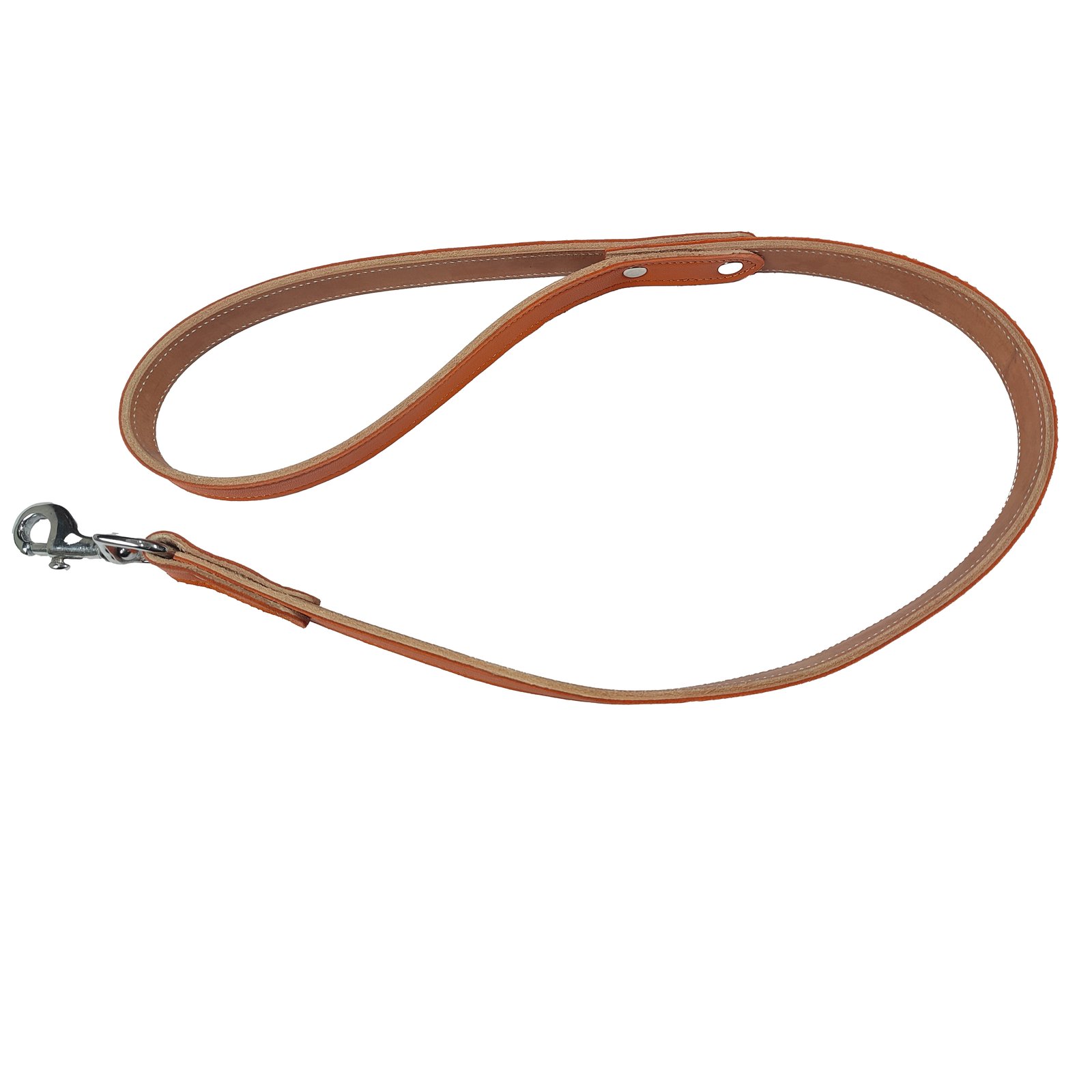 Classic Tan Leather Dog Leash