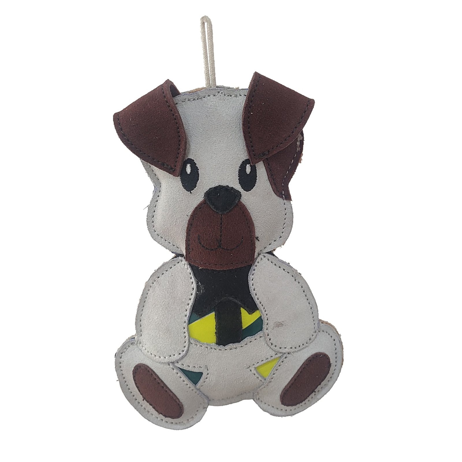 Artisanal Suede Puppy Interactive Play Toy