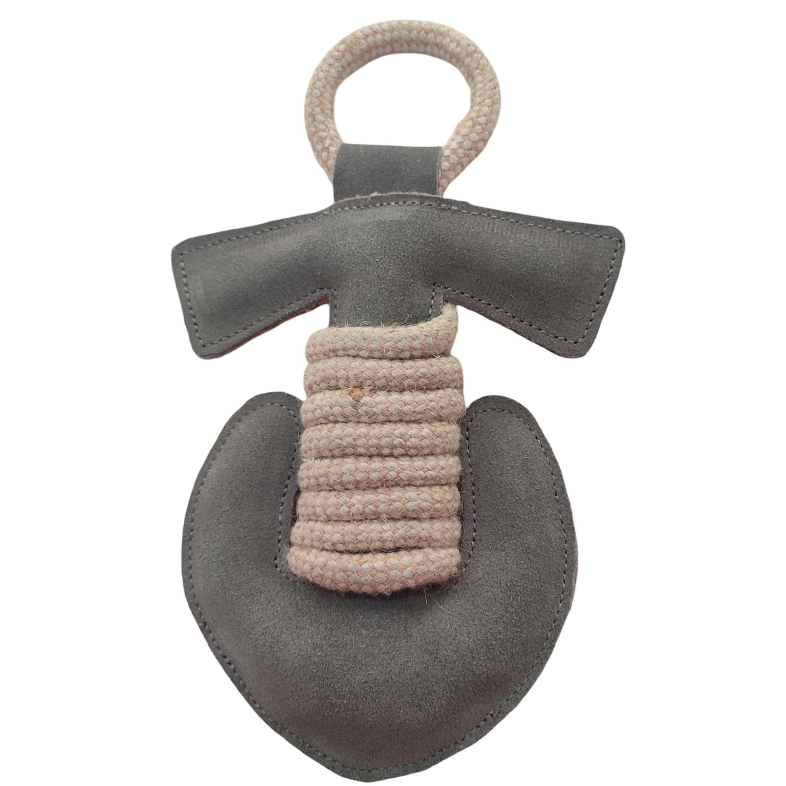 Anchor-Shaped Fabric and Rope Dog Toy