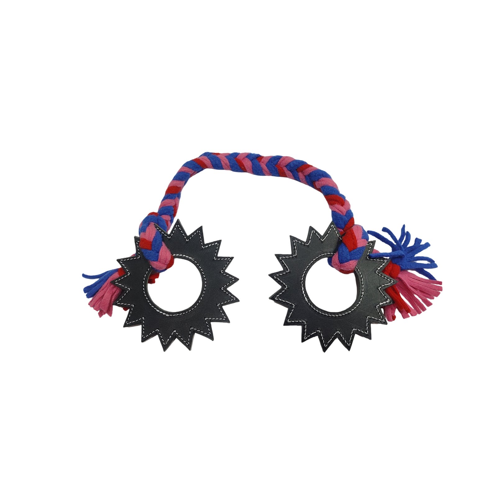 Braided Rope and Stitched Star Tug Dog Toy
