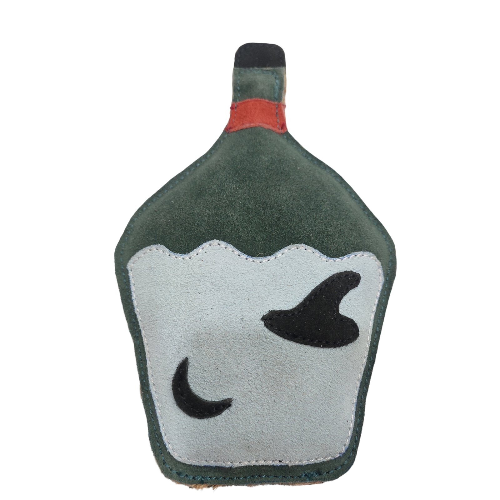 Suede Bottle Dog Toy